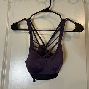 Victoria’s Secret Women's Purple Strappy Sports Bra